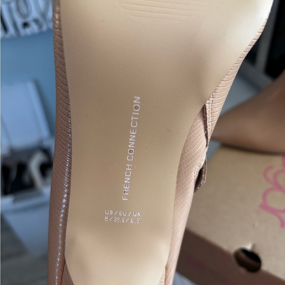French Connection Women's Tan Heels